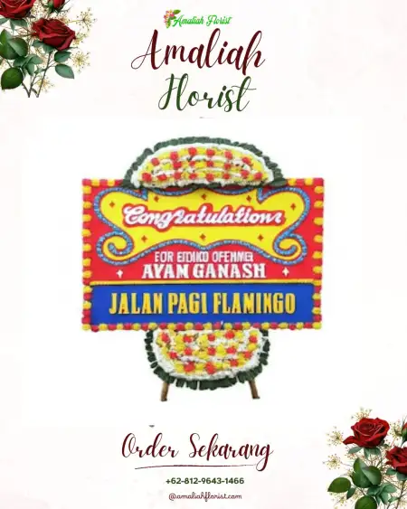 Sewa Papan Bunga Tanah Pasir